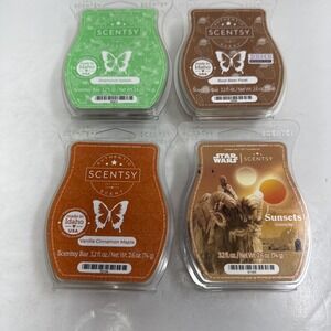 scentsy wax bars bundle MIXED LOTx4 Root Beer Float, Shamrock Splash +2